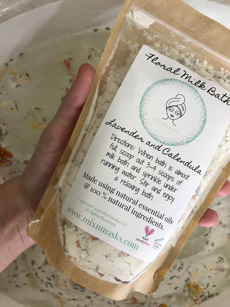 Floral Milk Bath- Lavender and Calendula