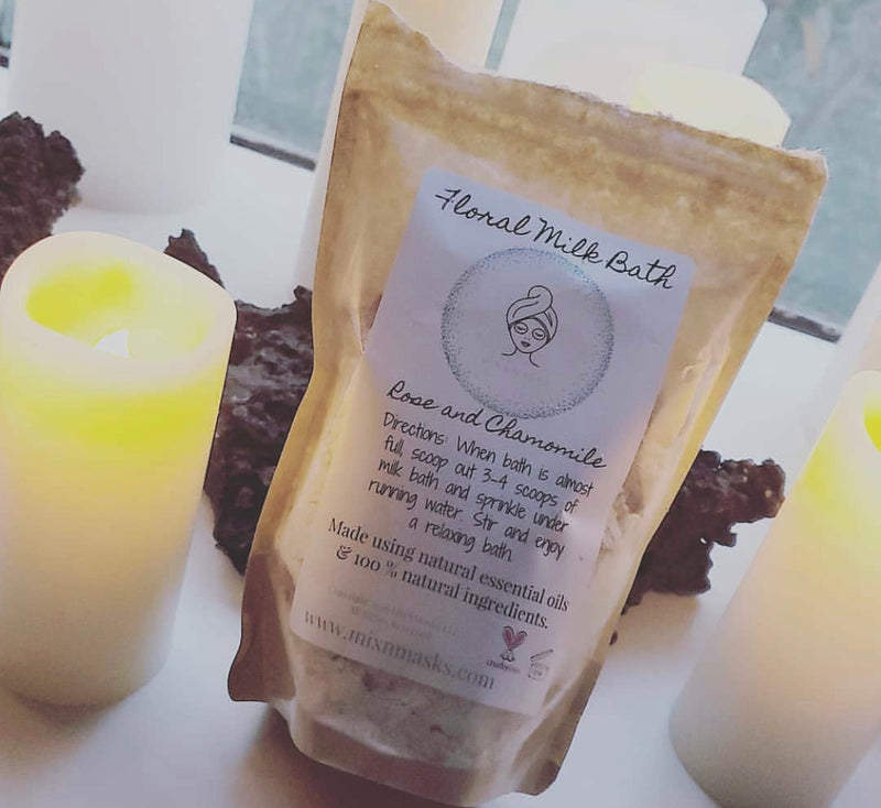 Floral Milk Bath - Rose and Chamomile